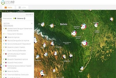 Nueva herramienta tecnológica permite georeferenciar los proyectos de desarrollo en Bolivia.